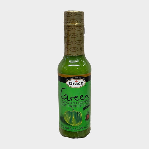 2 Bottles of Grace Green Scotch Bonnet Pepper Sauce, 4.8 oz