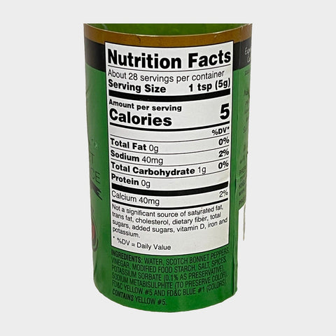 2 Bottles of Grace Green Scotch Bonnet Pepper Sauce, 4.8 oz