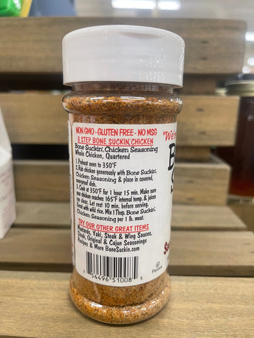 2 BOTTLES Bone Suckin’ Sauce Chicken Seasoning & Rub 5.3 oz. Jar