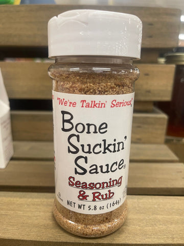 2 Bottles Bone Suckin’ Sauce Original Seasoning & Rub 5.3 oz. Jar