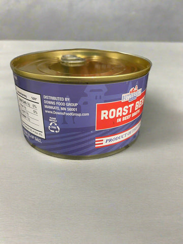 4 CANS Butterfield Farms Roast Beef in Beef Broth 12 oz can