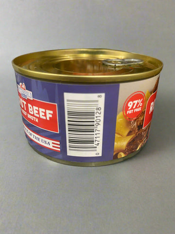 4 CANS Butterfield Farms Roast Beef in Beef Broth 12 oz can
