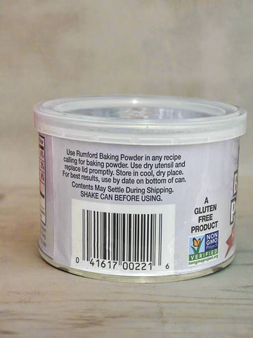4 CANS Rumford Baking Powder Reduced Sodium 4 Oz