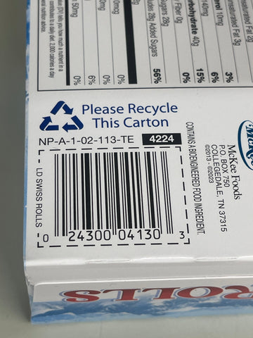 2 Boxes Little Debbie Swiss Rolls Chocolate Cake with Icing Snack