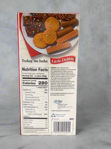 2 Boxes Little Debbie Strawberry Swiss Rolls Chocolate Cake with Icing