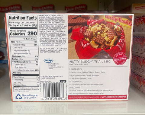 2 Boxes Little Debbie Peanut Butter Crunch Bars 24 Total Snacks