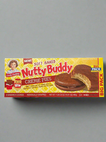 2 Packs of Little Debbie Big Pack Nutty Buddy Creme Pies, 12 ct