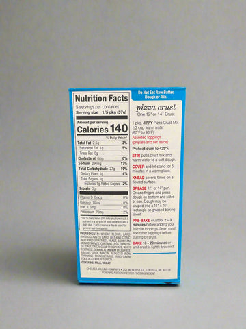 4 Boxes America's Favorite Jiffy Pizza Crust Mix 6.5 Oz Dough