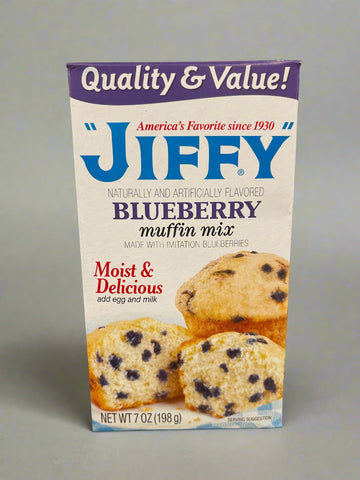 4 Boxes America's Favorite Jiffy Blueberry Muffin Mix 7 Oz Sweet