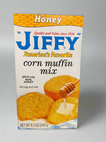 4 Boxes America's Favorite Jiffy Real Honey Corn Muffin Mix 8.5 Oz Sweet