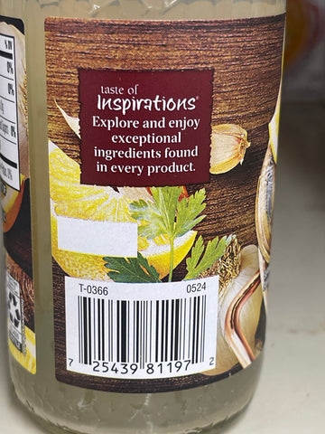2 Bottle of Taste of Inspirations Clam Juice 8 oz chowder seafood sauce