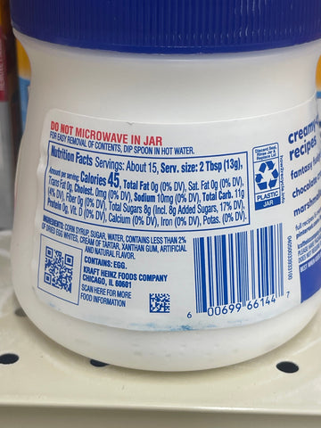 3 Jars Jet-Puffed Marshmallow Creme 7 oz Fluffernutter dessert