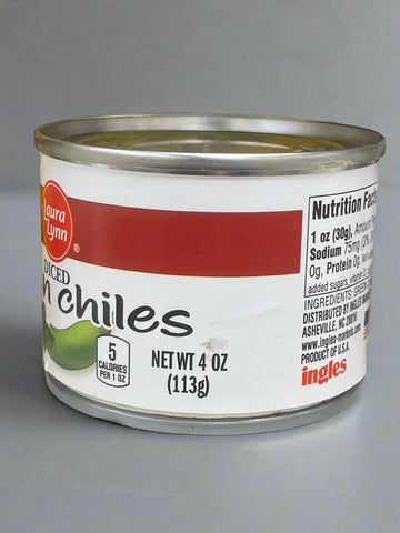 6 Laura Lynn Diced Green Chilies 4 oz Cans tacos burrito fajita quesadilla