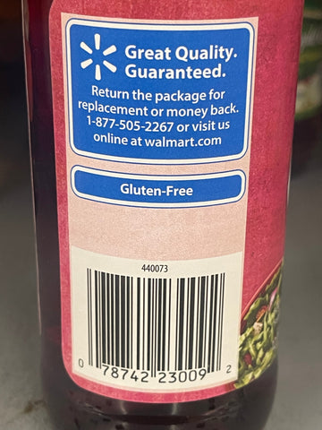 2 Bottles Great Value Red Wine Vinegar 12.7 fl oz Salad Marinade