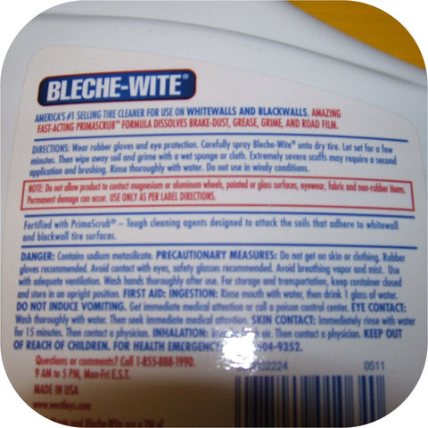 Black Magic Bleche Wite Tire Cleaner Whitewalls Wheel Bleach White Radial Cord