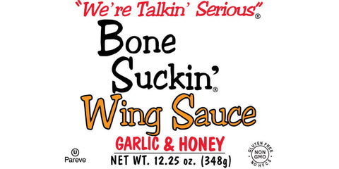 Bone Suckin' Garlic & Honey Wing Sauce 12.25 oz