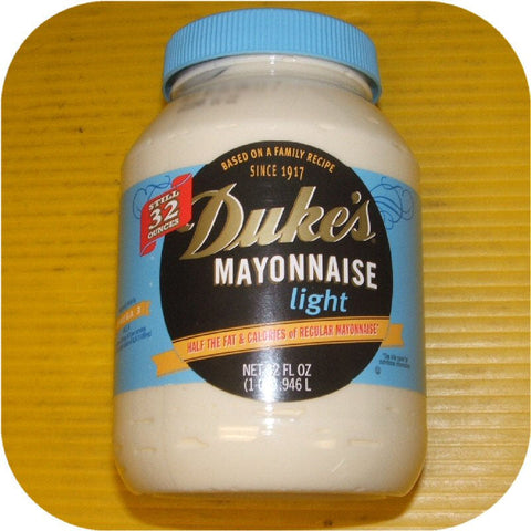 6 Quart Jars Duke's Light Mayonnaise Diet Dukes Mayo