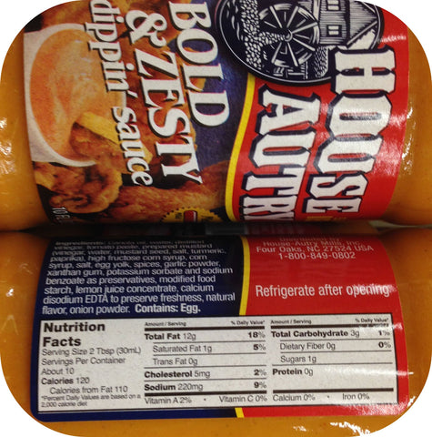 House Autry Bold Zesty Dipping Sauce 11.5 Oz Buffalo Chicken Wings fish burgers