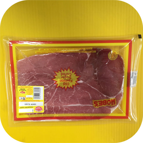 Hobes Old Fashioned Sugar Cured Country Ham Pork Center Slices Breakfast Biscuit