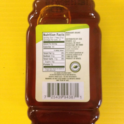 Nature's Place 100% Pure Organic Honey Grade A, 16 oz