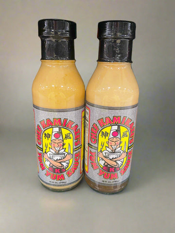 2 BOTTLES Chef Kamikazes Yum Yum Sauce Dipping 12 oz Japanese Steak House