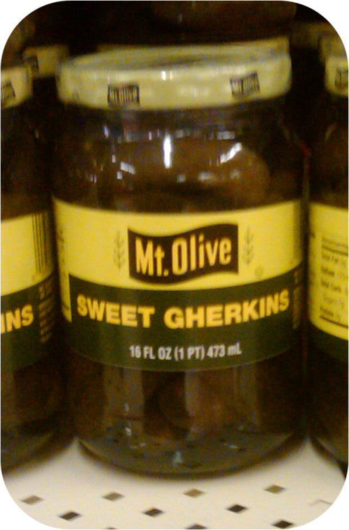 Mount Olive Sweet Gherkins Pickles, 16 oz