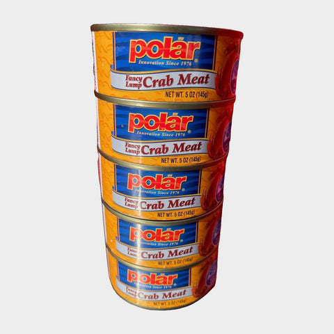 5 Cans of MW Polar Fancy Lump Crab Meat, 5 oz