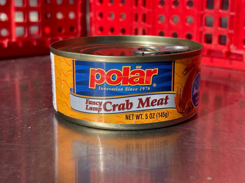 5 CANS MW Polar Fancy Lump Crab Meat 5 oz Can Dip Cake Food Salad Snack