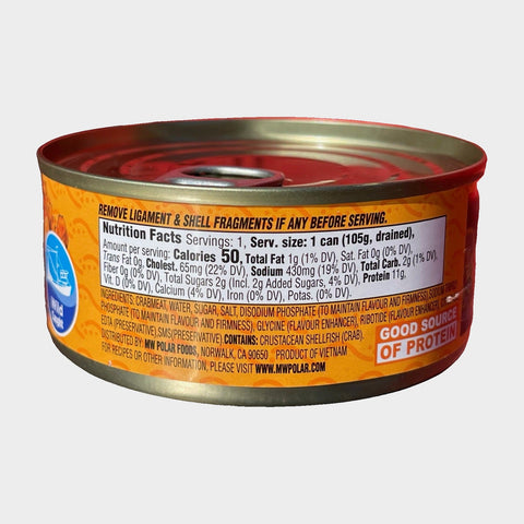 5 Cans of MW Polar Fancy Lump Crab Meat, 5 oz