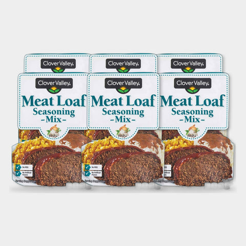 6 Packets Clover Valley Meat Loaf Seasoning Mix, 1.25 oz