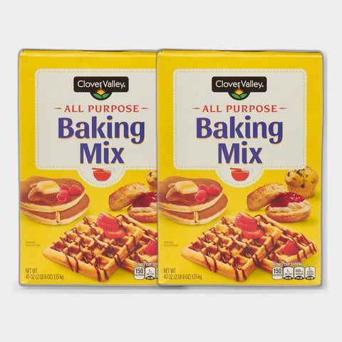 2 Boxes Clover Valley All Purpose Baking Mix, 40 oz