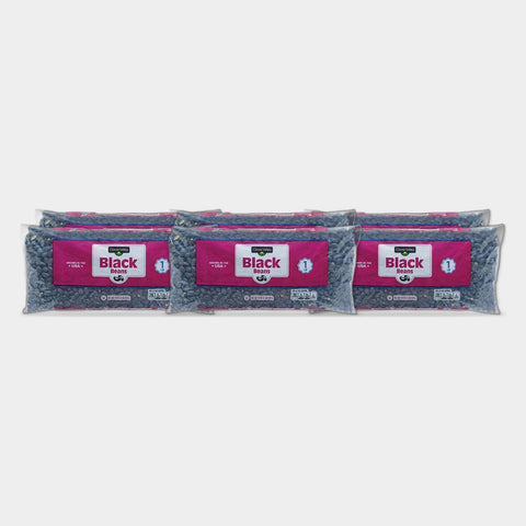 6 Cans Clover Valley Black Beans, 16 oz