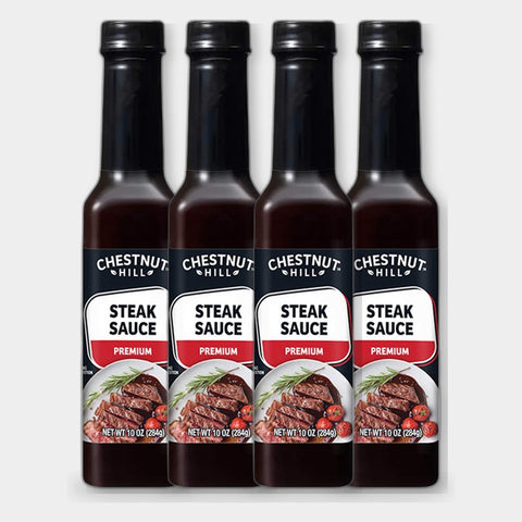 4 Bottles Chestnut Hill Steak Sauce, 10 oz