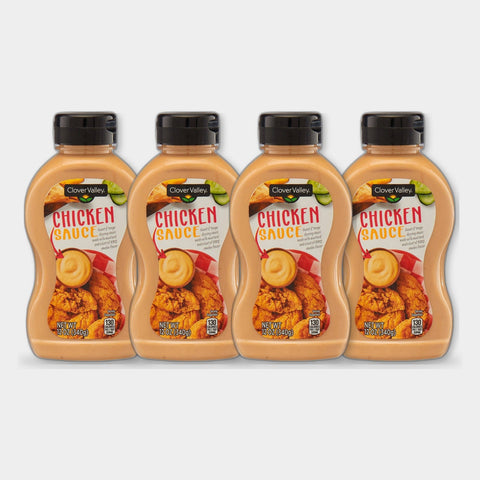 4 Bottles Clover Valley Chicken Sauce, 12 oz