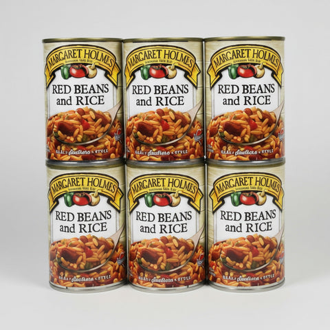 6 Cans Margaret Holmes Southern Style Red Beans and Rice 15 oz Can