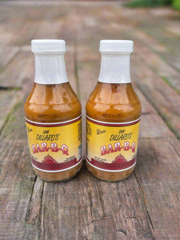 2 BOTTLES Sam Dillard's Bar-B-Q Sauce 16oz BBQ Barbecue Pork Beef