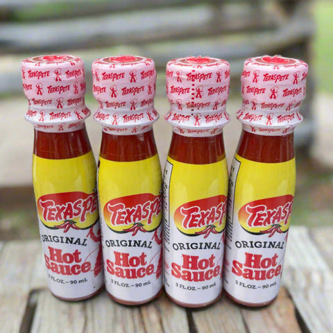 4 Bottles of Texas Pete Hot Sauce Pepper Wing, 3 oz