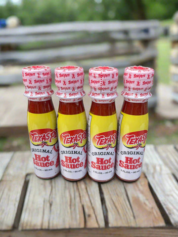 4 BOTTLES Texas Pete Hot Sauce Pepper Wing 3 oz Bottle Pocket Size