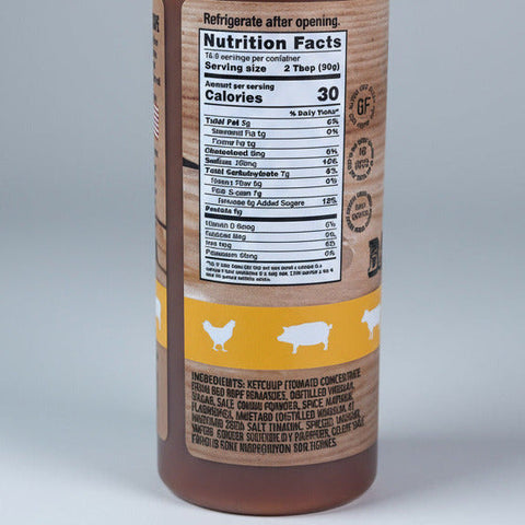 2 BOTTLES Williamson Bros. Bar-B-Q Classic Carolina Sauce 16oz BBQ Barbecue Pork