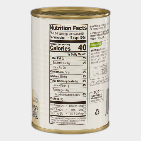 6 Cans Clover Valley Canned Sliced Potatoes, 15 oz