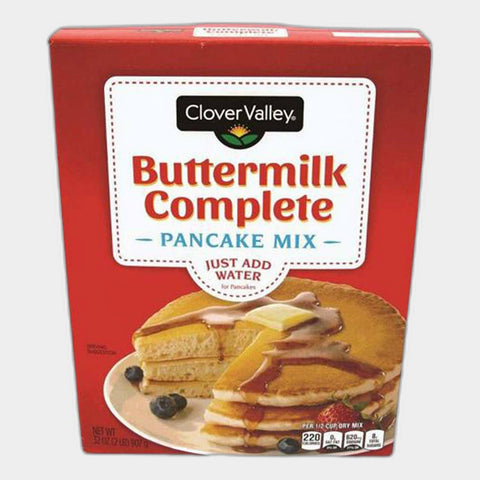 2 Boxes Clover Valley Buttermilk Complete Pancake Mix, 32 oz