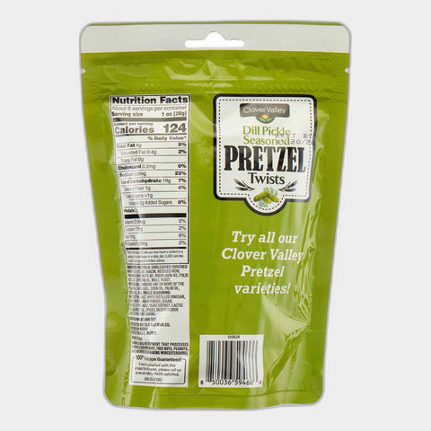 Clover Valley Dill Pickle Seasoned Pretzel Twists, 5.5 oz