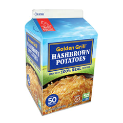 Golden Grill Hashbrown Potatoes 33 oz dehydrated fully cooked Taters breakfast