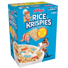 Kellogg's Rice Krispies Breakfast Cereal 42 oz - 2 Bags Snap Crackle Pop