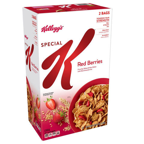 Kellogg's Special K Breakfast Cereal Red Berries 43 oz 2 Bags Strawberry