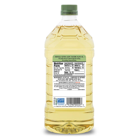 Bertolli Extra Light Tasting Olive Oil 2L Bottle frying sauteing bake