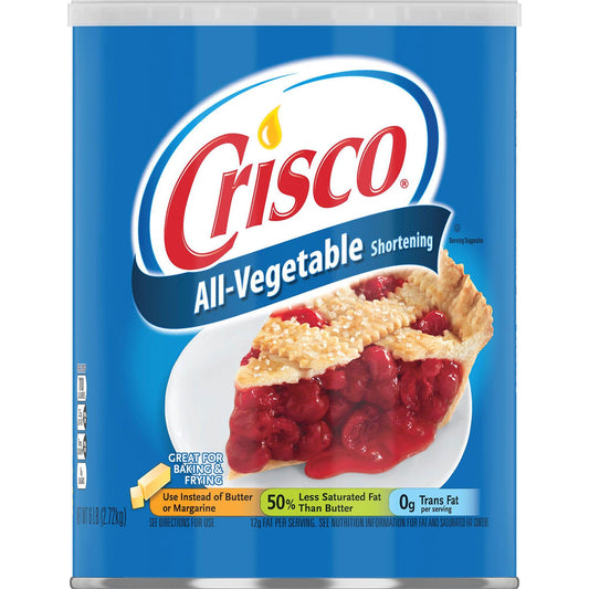 Crisco All Vegetable Shortening, 6 lb
