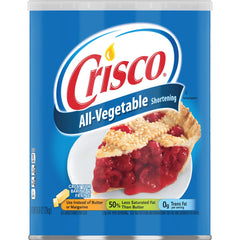 Crisco All Vegetable Shortening 6 Pound Can Frying Cooking