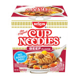 60 Cups Nissin Top Ramen Cup Noodles Beef Flavor Oodles of Soup