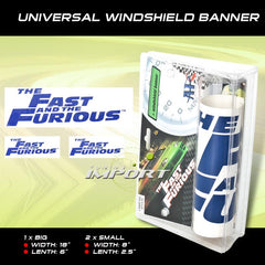 APC Fast and Furious Windshield Banner Import DVD for Honda Nissan JDM